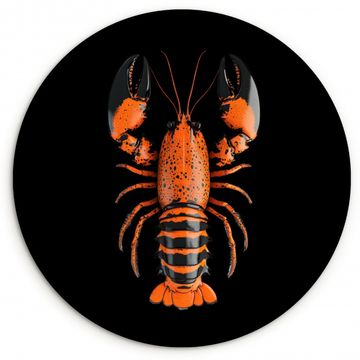 Runde Bilder - Krebs - Orange - Schwarz - Modern