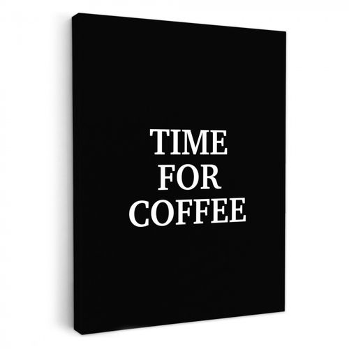 Leinwandbilder - Zitate - Briefe - Kaffee - Schwarz