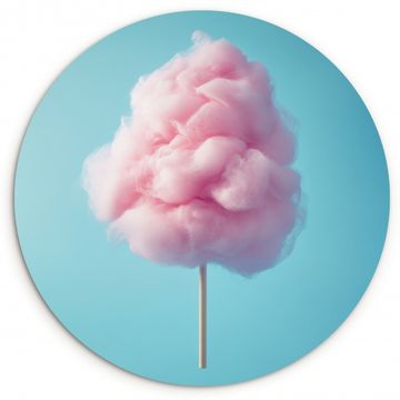 Runde Bilder - Zuckerwatte - Süßes - Bonbon