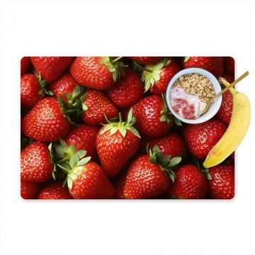 Tischset - Erdbeere - Obst - Rot - 6 Stück