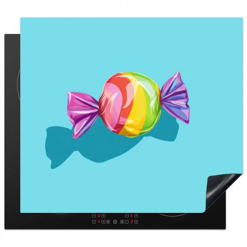 Herdabdeckplatte - Blau - Bonbon - Regenbogen