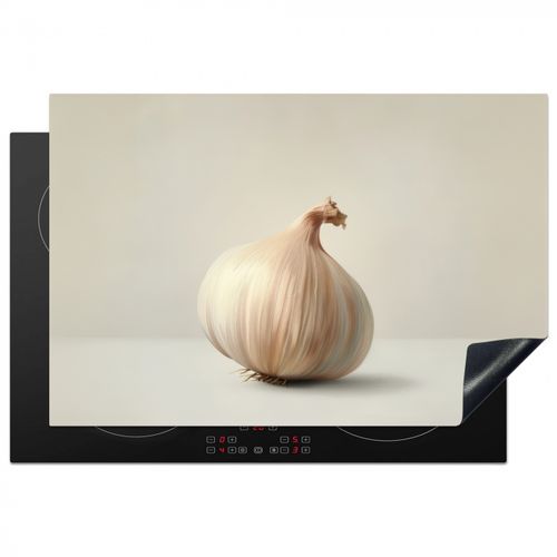 Herdabdeckplatte - Knoblauch - Natürlich - Beige