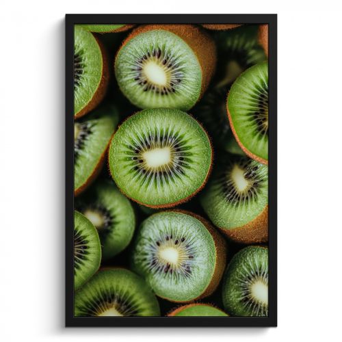 Bilder mit Rahmen - Kiwi - Obst - Grün