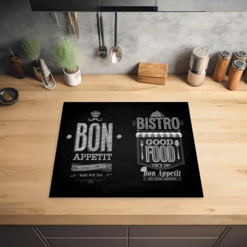 Herdabdeckplatte - Die Schwarze Tafel des Bistros