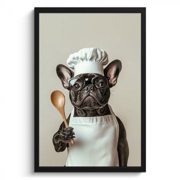 Bilder mit Rahmen - Brillen - Hund - Koch