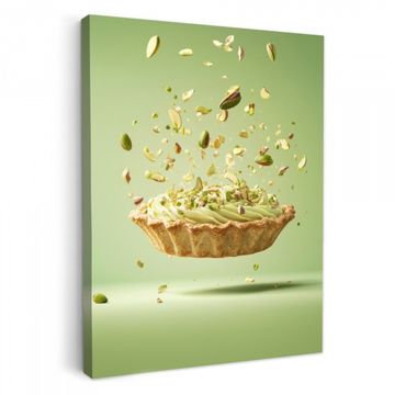 Leinwandbilder - Pistazie - Torte - Nüsse - Lebensmittel