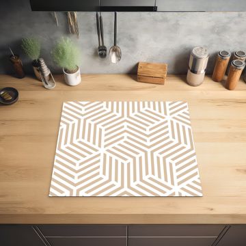 Herdabdeckplatte - Geometrische Illusion