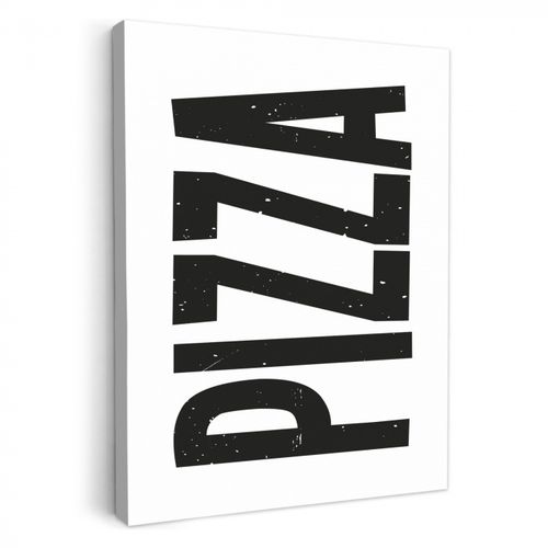 Leinwandbilder - Pizza - Japandi - Dekoration - Vintage