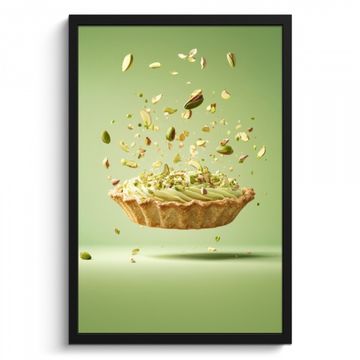 Bilder mit Rahmen - Pistazie - Torte - Nüsse - Lebensmittel