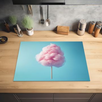 Herdabdeckplatte - Zuckerwatte - Süßes - Bonbon