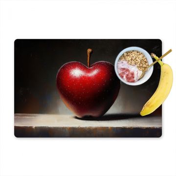 Tischset - Apfel - Herz - Rot - 6 Stück