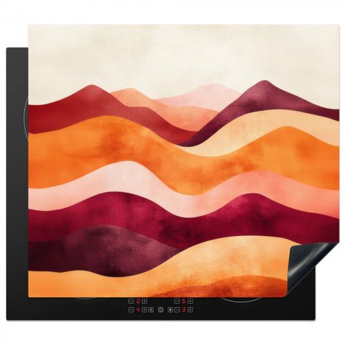 Herdabdeckplatte - Abstrakt - Landschaft - Wellen