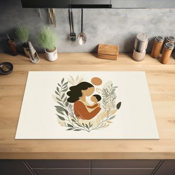 Illustration - Mutter - Kind - Liebevoll