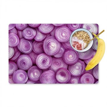 Tischset - Lila - Zwiebeln - Nahaufnahme - 6 Stück