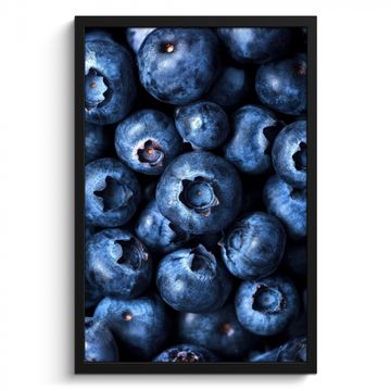Bilder mit Rahmen - Beeren - Blau - Obst