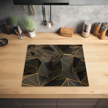 Herdabdeckplatte - Goldenes Netzwerk der Komplexität