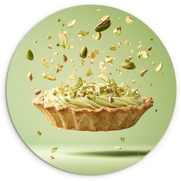 Runde Bilder - Pistazie - Torte - Nüsse - Lebensmittel