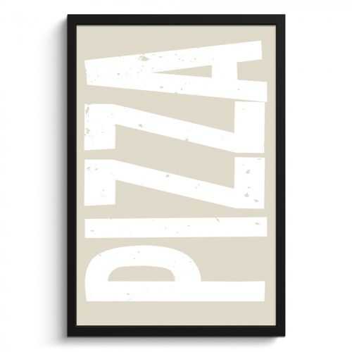 Bilder mit Rahmen - Pizza - Dekoration - Japandi - Weiß