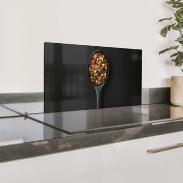 Fond de hotte - Herbes - Noir - Cuillère