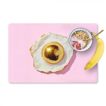 Tischset - Ei - Disco - Frühstück - Glitzer - 6 Stück