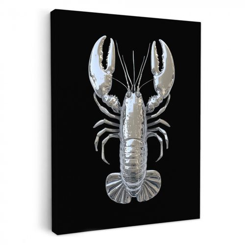 Leinwandbilder - Hummer - Silber - Metallisch - Luxus