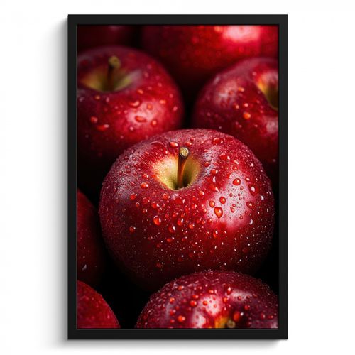 Bilder mit Rahmen - Rot - Äpfel - Obst