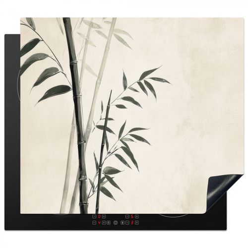 Herdabdeckplatte - Japandi - Bambus - Beige