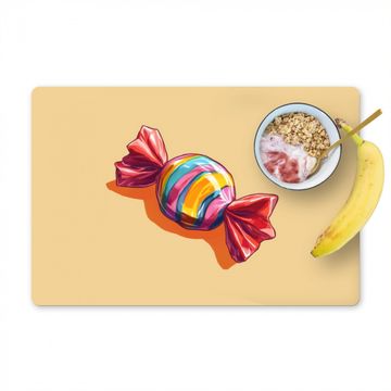 Tischset - Gelb - Bonbon - Farbe - 6 Stück