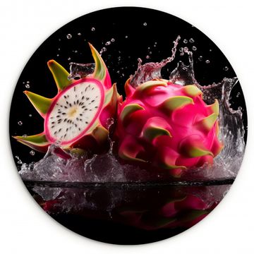 Runde Bilder - Drachenfrucht - Schwarz - Wasser - Frucht - Frucht