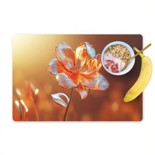 Tischset - Gläser - Blume - Sonnenlicht - 6 Stück