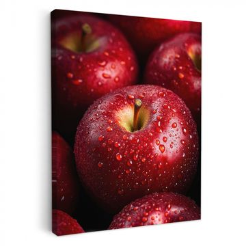 Leinwandbilder - Rot - Äpfel - Obst