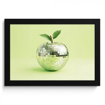 Bilder mit Rahmen - Grün - Disco - Dekoration - Apfel