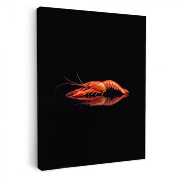 Leinwandbilder - Hummer - Orange - Schwarz - Auffallend