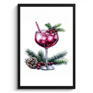 Bilder mit Rahmen - Winter - Cocktail - Dekoration - Getränk - Weihnachten