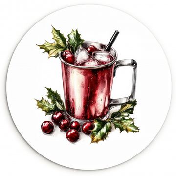 Runde Bilder - Getränk - Winter - Cocktail - Rot