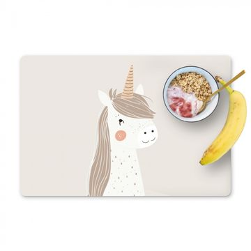 Tischset - Einhorn - Pastellfarben - Einhorn - 6 Stück