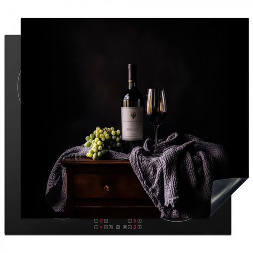 Herdabdeckplatte - Trauben - Wein - Rot - Tafel