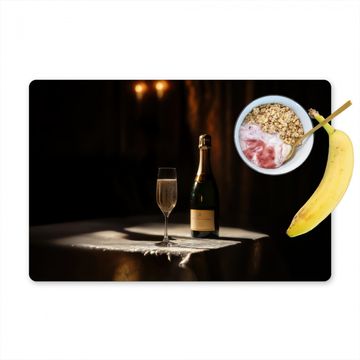 Tischset - Prosecco - Seifenblasen - Atmosphäre - Schnaps - 6 Stück