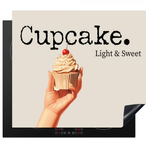 Herdabdeckplatte - Cupcake - Süß - Kirsche