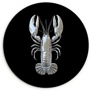 Runde Bilder - Hummer - Silber - Metallisch - Luxus