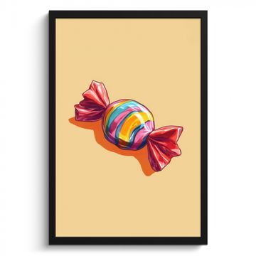 Bilder mit Rahmen - Gelb - Bonbon - Farbe