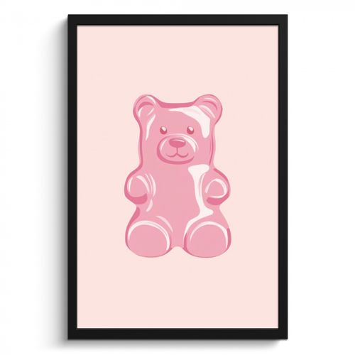 Bilder mit Rahmen - Bär - Rosa - Bonbon