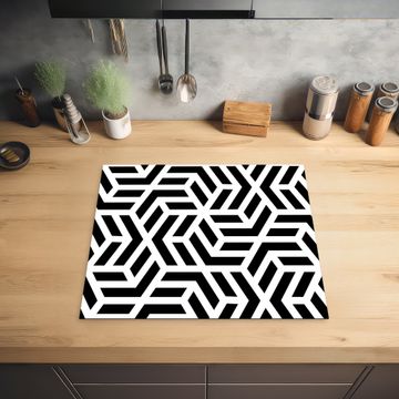 Herdabdeckplatte - Geometrisches Labyrinth