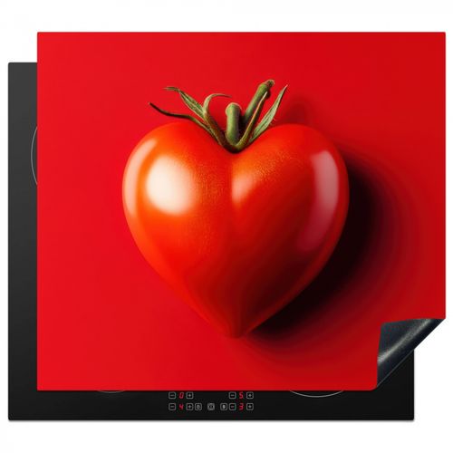 Herdabdeckplatte - Tomate - Rot - Herz
