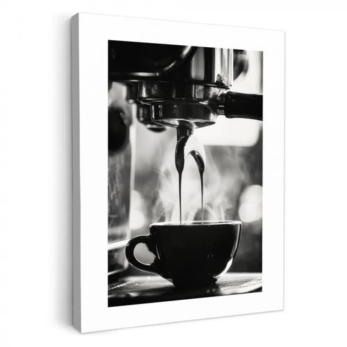 Leinwandbilder - Kaffee - Espresso - Kaffeemaschine - Tasse