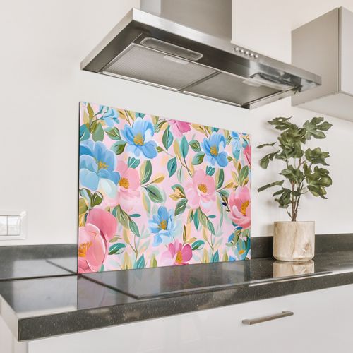 Blau - Rosa - Blumen