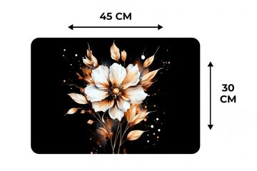 Tischset - Blume - Farbe - Gold - Graffiti - Modern - 6 Stück