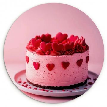 Runde Bilder - Torte - Herz - Rosa