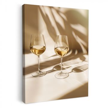 Wein - Weingläser - Weiß
