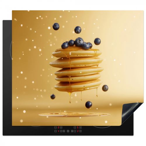 Herdabdeckplatte - Pfannkuchen - Lebensmittel - Honig - Gelb
